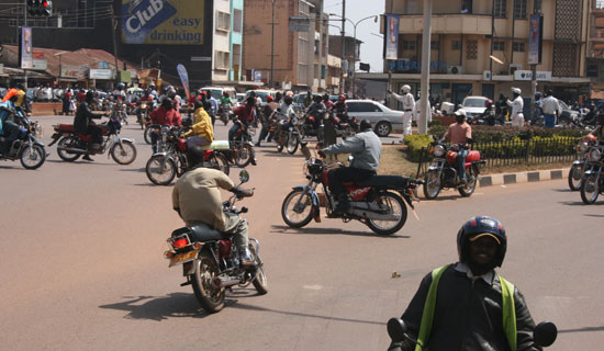 Motor cyclists