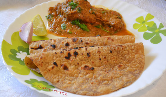 chapati and Chicken