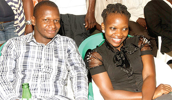 Joel Isabirye and musician Rebecca Jjingo