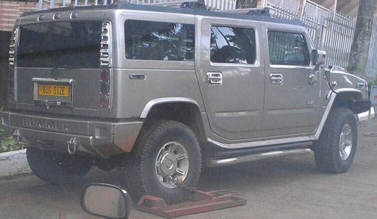 Bebe Cool's Hummer