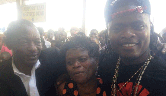 Pallaso and his parents