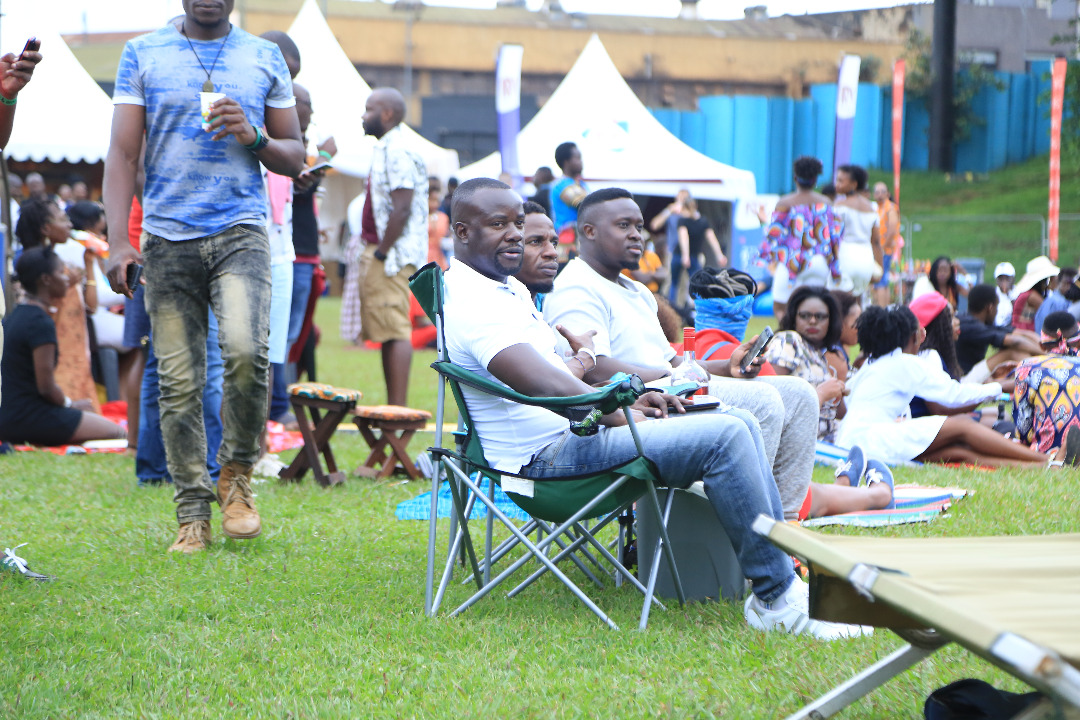 Some of the revelers at Blankets and wine