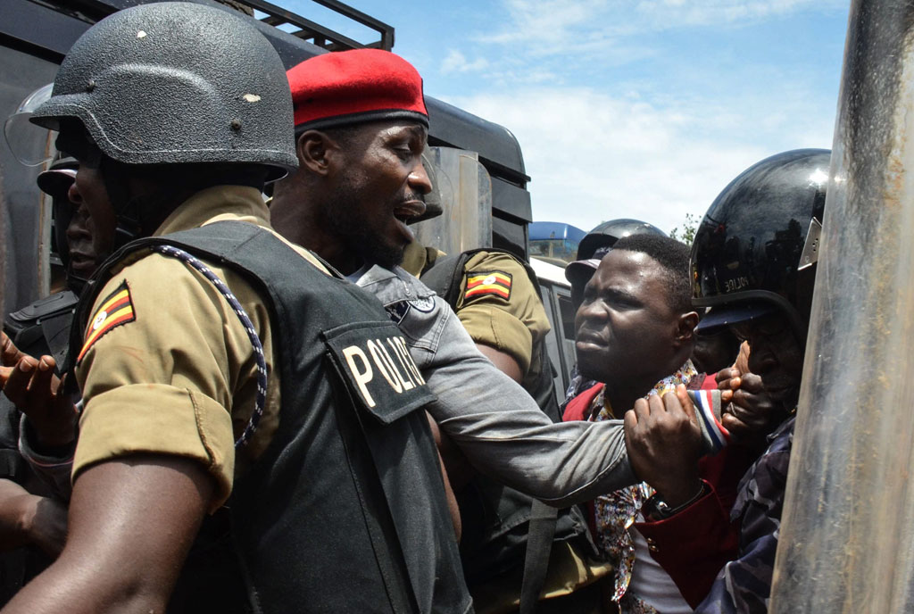 Image result for Bobi Wine composes a song while under house arrest