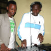 Tumwiine and Switch on the Pioneer decks. Photo By Abubaker Lubowa