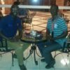 Suhail Mugabi (L) with his fan Allan Bbale at the Kampala Serena Hotel. PHOTO BY I. SSEJJOMBWE