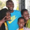 Superstar Kids pose with Kiprotich
